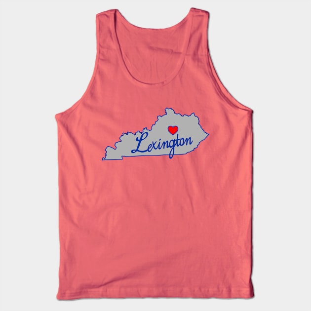 Heart of Kentucky Tank Top by LocalZonly